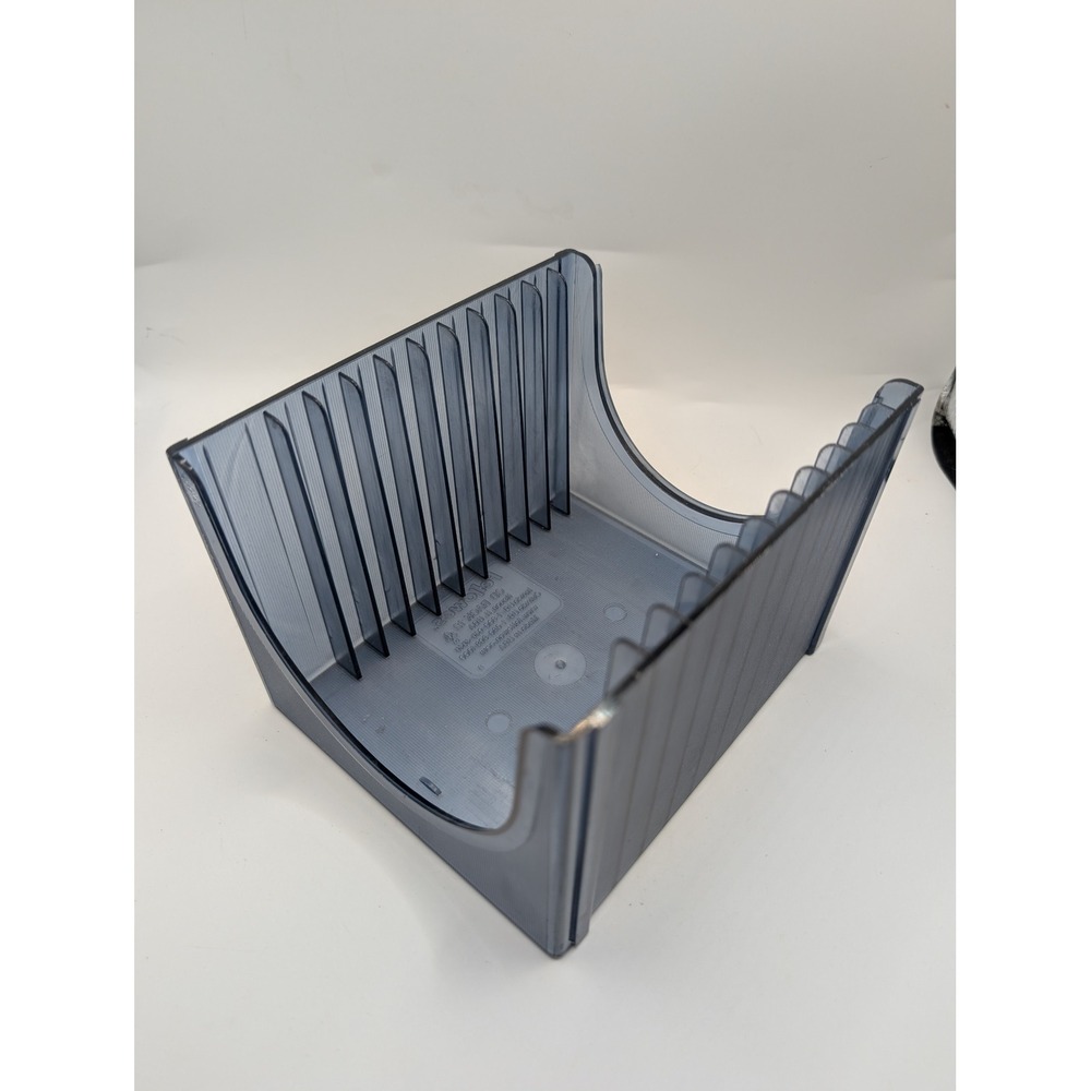Fellowes CD Rack 12 Smoke Gray Plastic Desktop Media Storage Organizer Holds 12